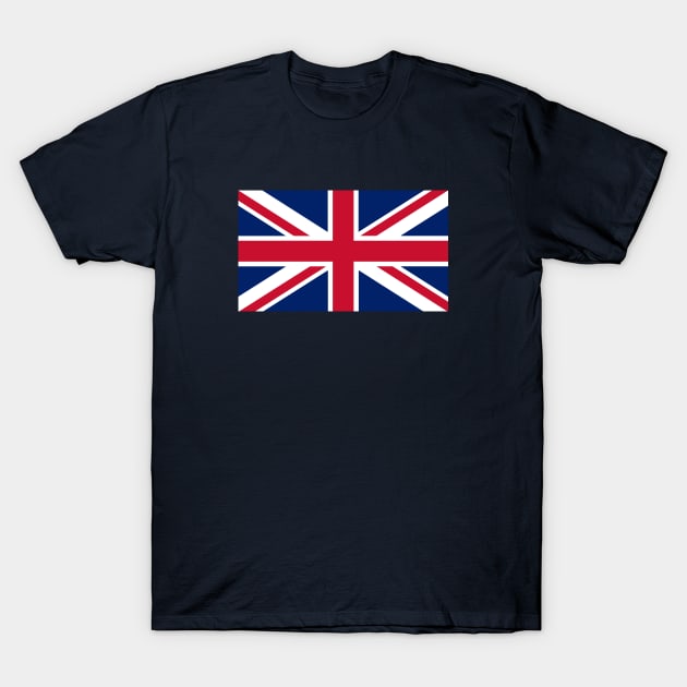 Union Jack - Punk Rock Jacket Button T-Shirt by WriterCentral